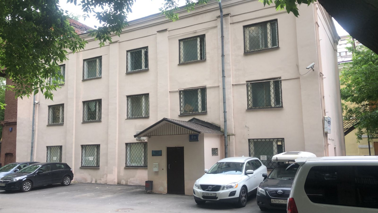 фасад дома, здание по адресу г Москва, Астраханский пер, д 5/9 стр 10